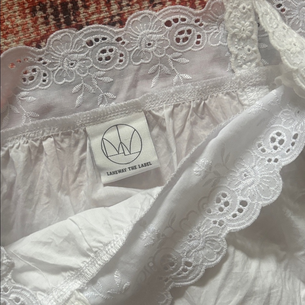 Laneway the Label Immy Mini Dress in Ivory - Picture 8 of 10
